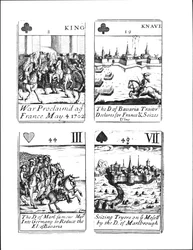 Playing Cards Commemorating the War of the Spanish Succession (1702-13)